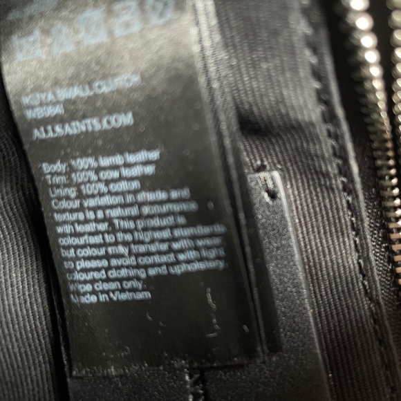 All Saints Cream and Brown Crossbody Bag - Picture 13 of 15